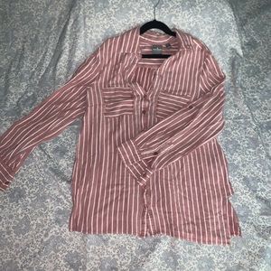 Large stripped button up shirt from Ny&Company